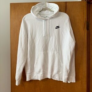 Nike Men's White Hoodie